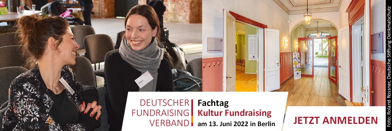 Fachtag Kultur Fundraising am 13.06.2022