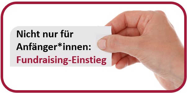 Fundraising Einstieg vom Deutschen Fundraising Verband